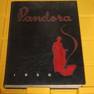 Pandora University of Georgia 1950 Yearbook Vol 63 UGA Bulldogs